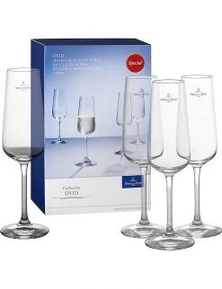 VILLEROY & BOCH Ovid Champagne Flute Set
