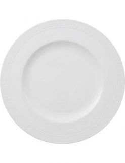 VILLEROY & BOCH White Pearl Porcelain Plate 27cm
