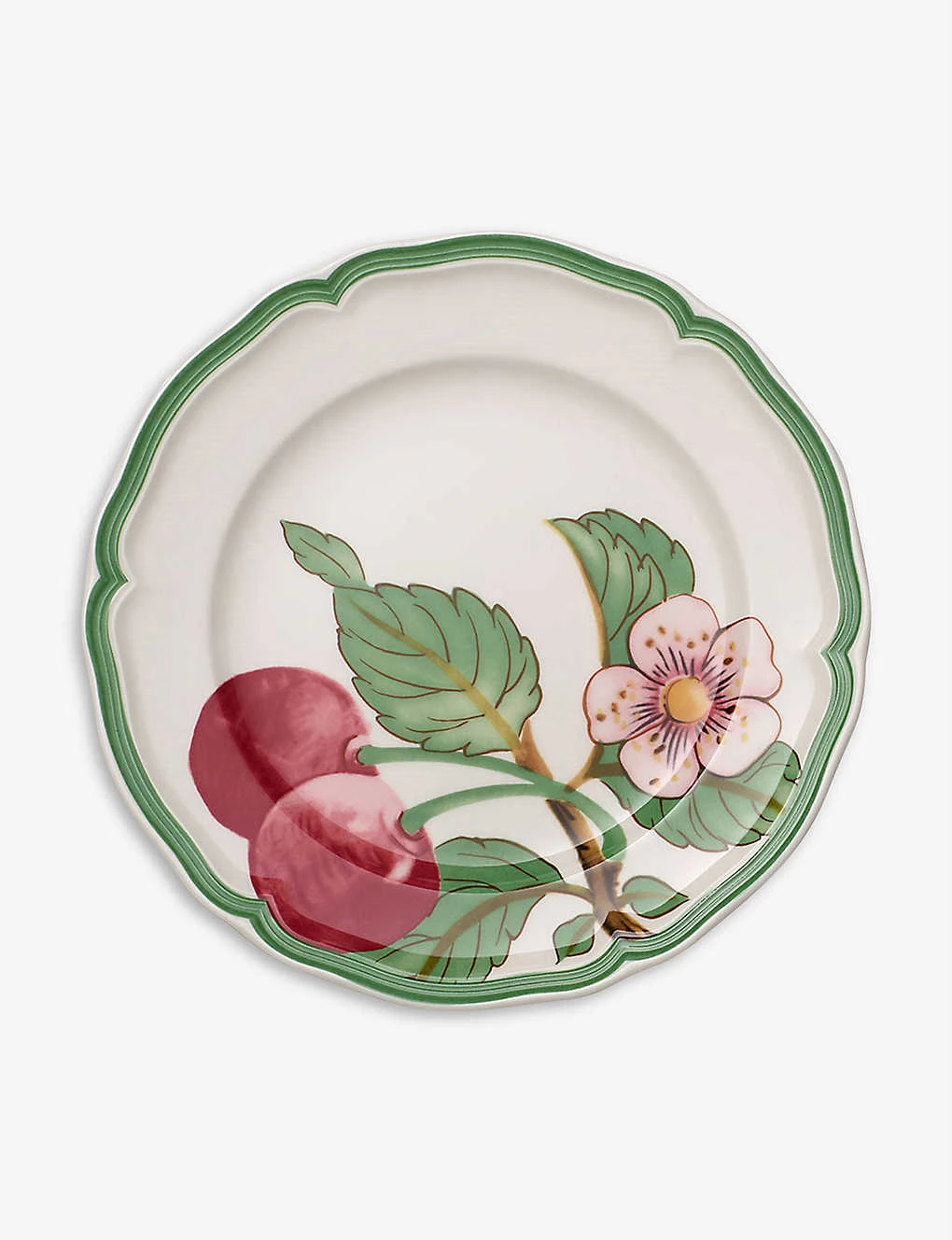 VILLEROY & BOCH French Garden Modern Fruits Cherry-print Porcelain Salad Plate 21cm 1 VILLEROY & BOCH French Garden Modern Fruits Cherry-print Porcelain Salad Plate 21cm
