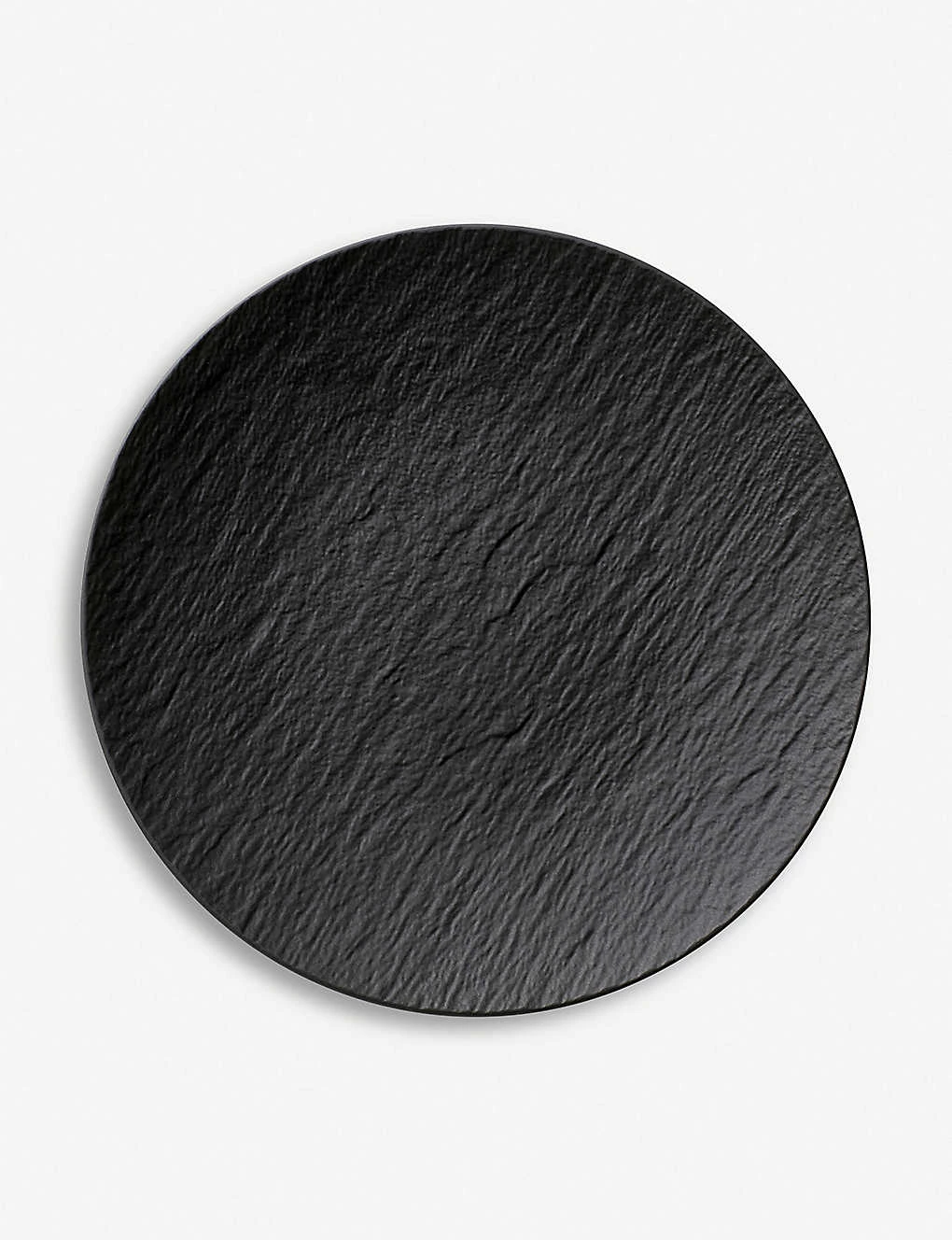 VILLEROY & BOCH Manufacture Rock Coupe Universal Porcelain Plate 25cm Black 2 VILLEROY & BOCH Manufacture Rock Coupe Universal Porcelain Plate 25cm Black - Image 2