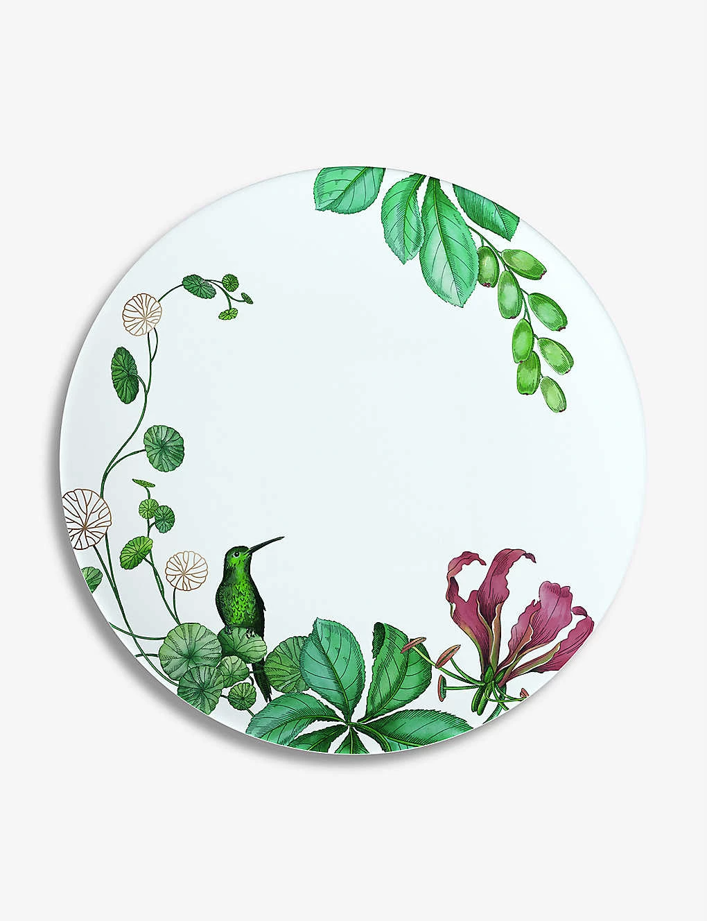 VILLEROY & BOCH Avarua Leaf-print Porcelain Dessert Breakfast Plate 21.9cm 1 VILLEROY & BOCH Avarua Leaf-print Porcelain Dessert Breakfast Plate 21.9cm