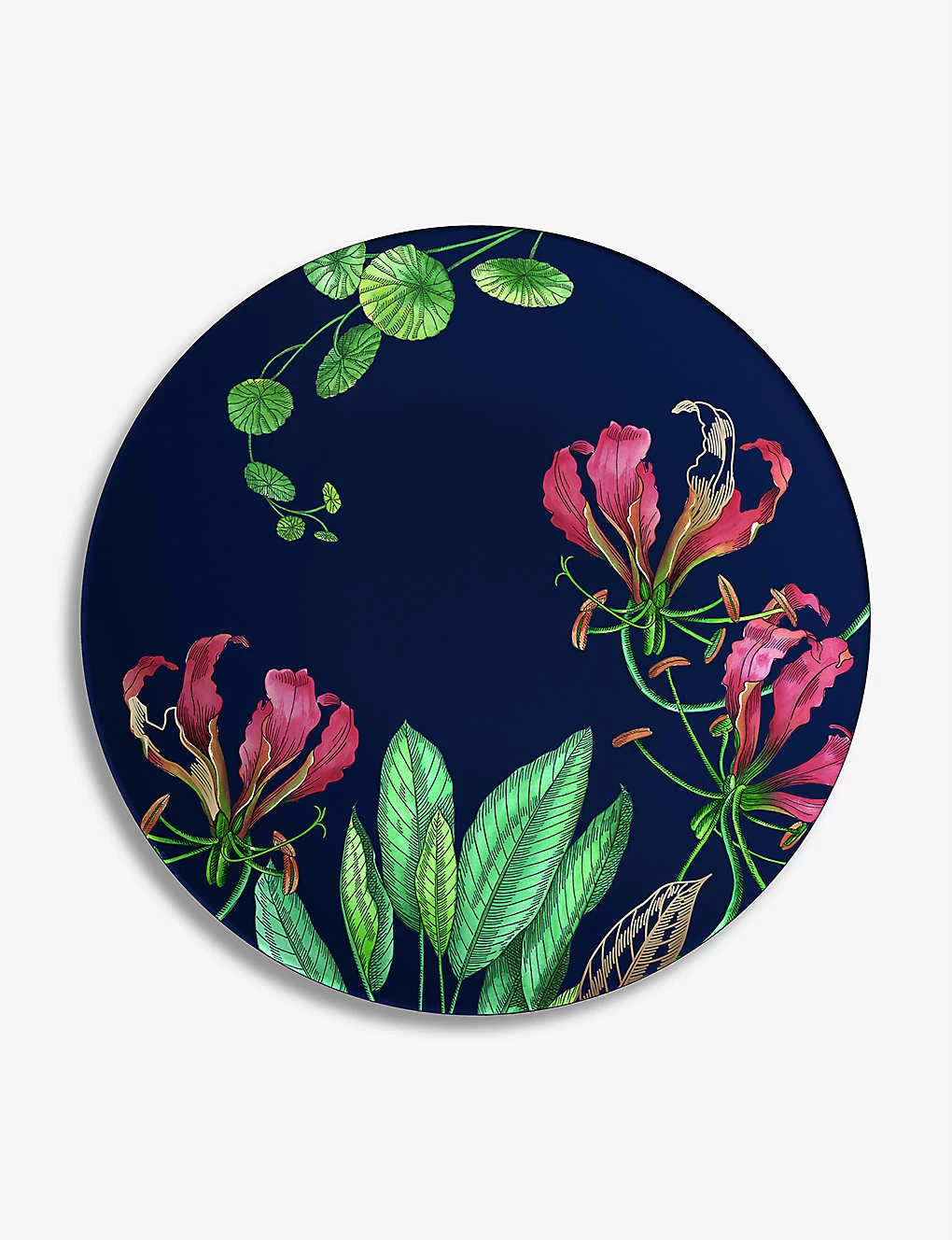 VILLEROY & BOCH Avarua Leaf-print Porcelain Bread And Butter Plate 16cm 1 VILLEROY & BOCH Avarua Leaf-print Porcelain Bread And Butter Plate 16cm