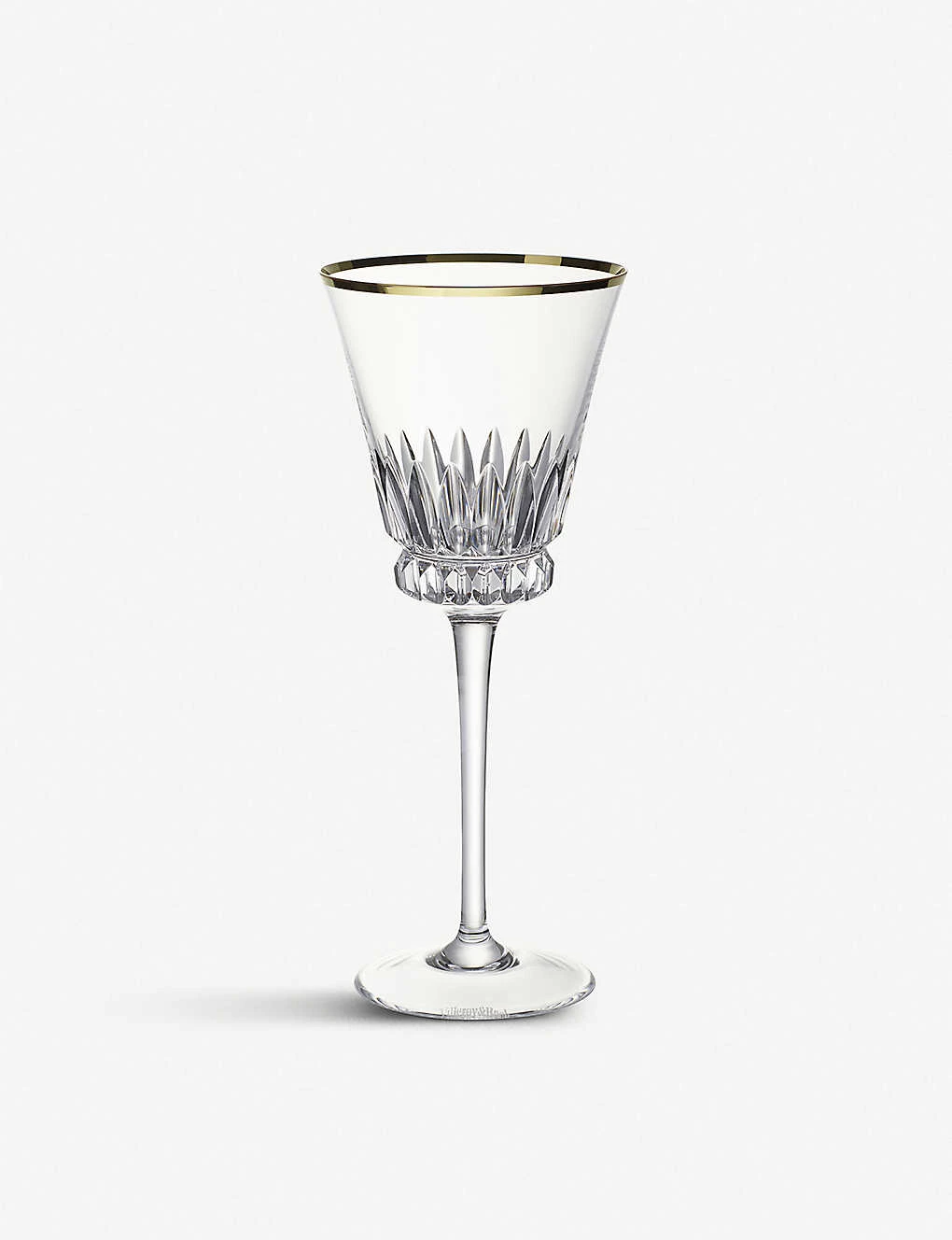 VILLEROY & BOCH Grand Royal Gold White Wine Crystal Glass Goblet 1 VILLEROY & BOCH Grand Royal Gold White Wine Crystal Glass Goblet