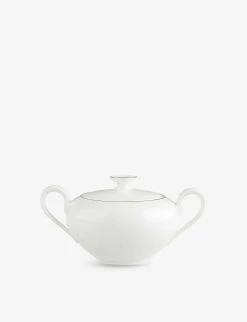 VILLEROY & BOCH Anmut Platinum And Porcelain Sugar Bowl 350ml