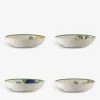 VILLEROY & BOCH French Garden Modern Fruits Porcelain Flat Bowl Set Of Four