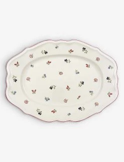 VILLEROY & BOCH Petite Fleur Porcelain Oval Platter 44cm