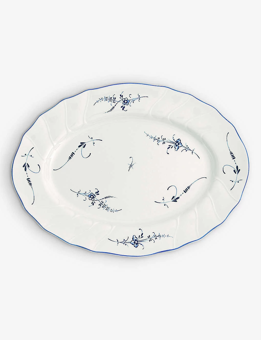 VILLEROY & BOCH Old Luxembourg Porcelain Oval Platter 36cm 1 VILLEROY & BOCH Old Luxembourg Porcelain Oval Platter 36cm