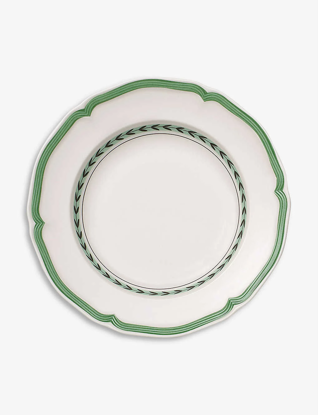 VILLEROY & BOCH French Garden Green Line Porcelain Plate 23cm 1 VILLEROY & BOCH French Garden Green Line Porcelain Plate 23cm