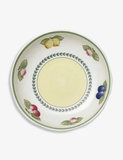 VILLEROY & BOCH Fre Gar Fleur Flat Porcelain Bowl 23.5cm