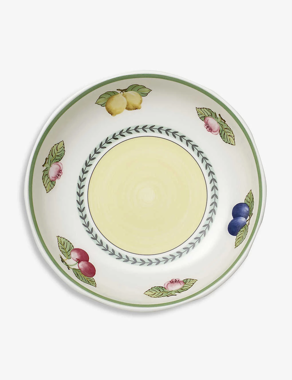 VILLEROY & BOCH Fre Gar Fleur Flat Porcelain Bowl 23.5cm 1 VILLEROY & BOCH Fre Gar Fleur Flat Porcelain Bowl 23.5cm