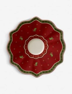 VILLEROY & BOCH Tea's Delight Porcelain Teacup Saucer Red