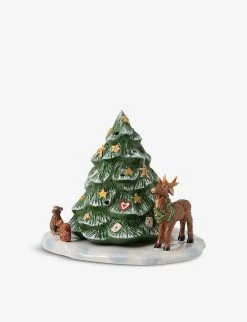 VILLEROY & BOCH Christmas Tree With Forest Animals 23cm