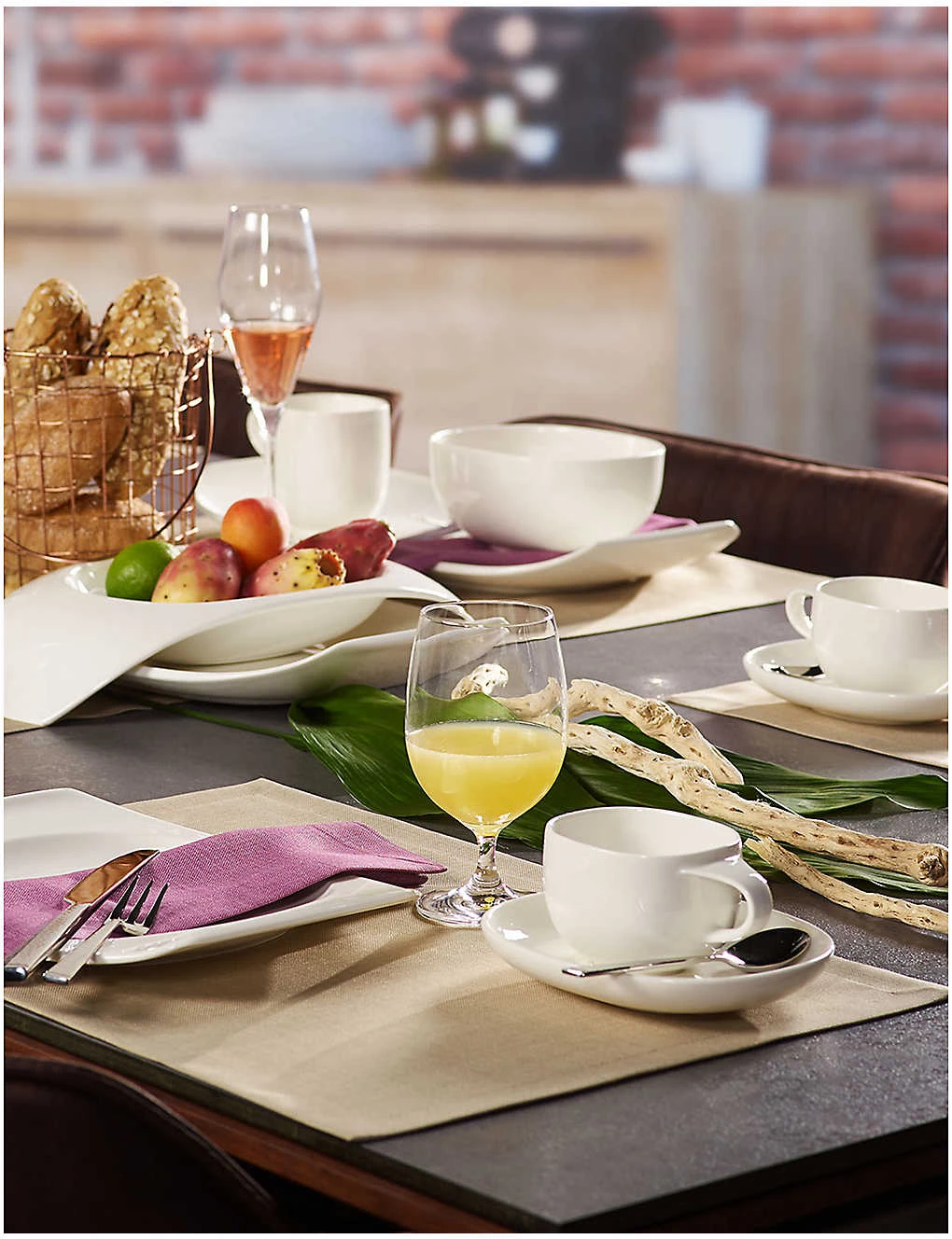 VILLEROY & BOCH La Divina Crystal Water Goblet Set Of Four 2 VILLEROY & BOCH La Divina Crystal Water Goblet Set Of Four - Image 2