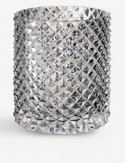 VILLEROY & BOCH Pieces Of Jewellery Crystal Vase/hurricane Lamp 18cm Clear