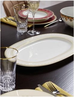 VILLEROY & BOCH Samarkand Porcelain Oval Platter 41cm Multi Coloured -VILLEROY & BOCH Saels unnamed file 619