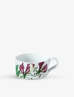 VILLEROY & BOCH Avarua Botanical-print Porcelain Tea Cup 230ml