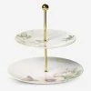 VILLEROY & BOCH Quinsai Garden Gifts Porcelain Cake Stand Multi