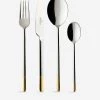 VILLEROY & BOCH Ella Gold-plated Stainless Steel Cutlery 70-piece Set Silver And Gold