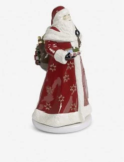 VILLEROY & BOCH Christmas Memory Musical Turning Santa 34cm Multi