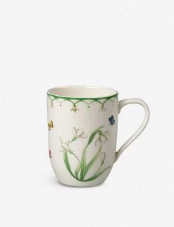 VILLEROY & BOCH Colourful Spring Porcelain Coffee Mug Green Multi Coloured