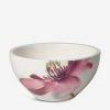 VILLEROY & BOCH Artesano Flower Art Bowl Rose Blue Green