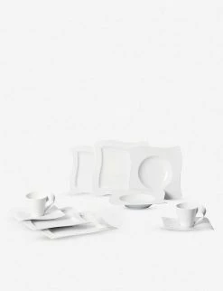 VILLEROY & BOCH NewWave Porcelain Basic Dinner 30-piece Set White