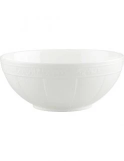 VILLEROY & BOCH White Pearl Porcelain Salad Bowl 21cm